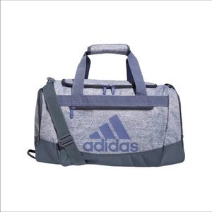 🆕 Adidas Defender Small Duffel Bag Medium Gray NWT